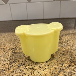 Tupperware Yellow Sugar Storage Container